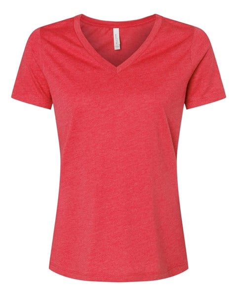 BELLA + CANVAS 6405CVC Women's Relaxed Heather CVC V-Neck Tee