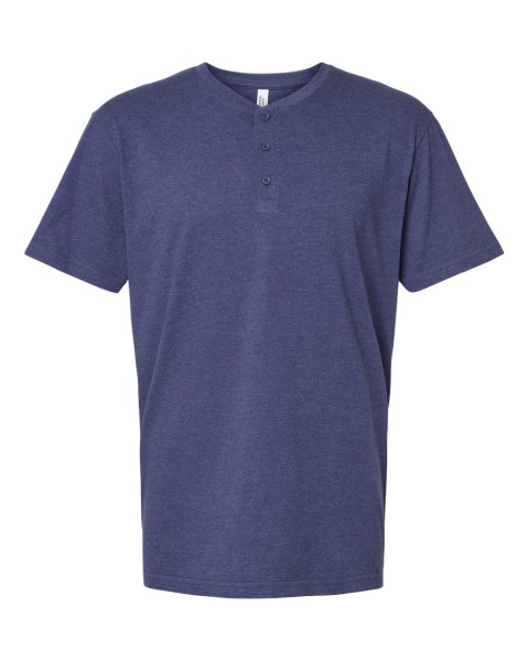 American Apparel 2004CVC CVC Henley Tee