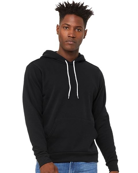 Bella + Canvas 3719 Unisex Hooded Pullover Sweatshirt