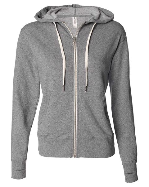 Independent Trading Co. PRM90HTZ Unisex French Terry Heathered Hooded ...