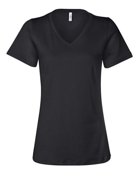Bella + Canvas 6405 Women's Short Sleeve Jersey V-Neck Tee