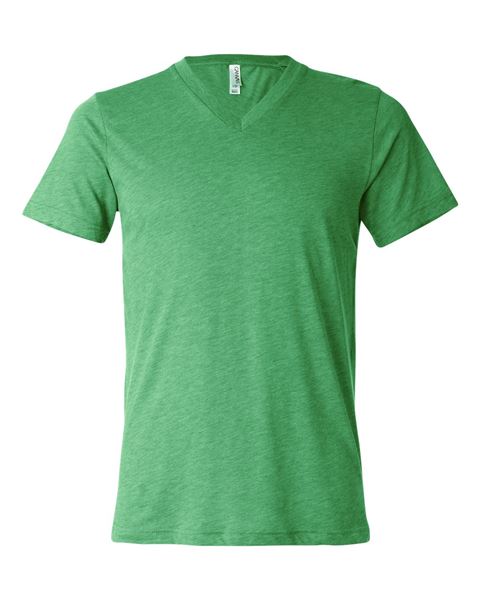 Bella + Canvas 3415 Unisex Triblend Short Sleeve V-Neck Tee