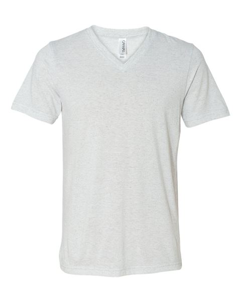 Bella + Canvas 3415 Unisex Triblend Short Sleeve V-Neck Tee image.
