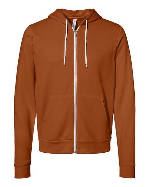 Bella + Canvas 3739 Unisex Full-Zip Hooded Sweatshirt