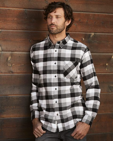 Weatherproof 164761 Vintage Brushed Flannel Long Sleeve Shirt