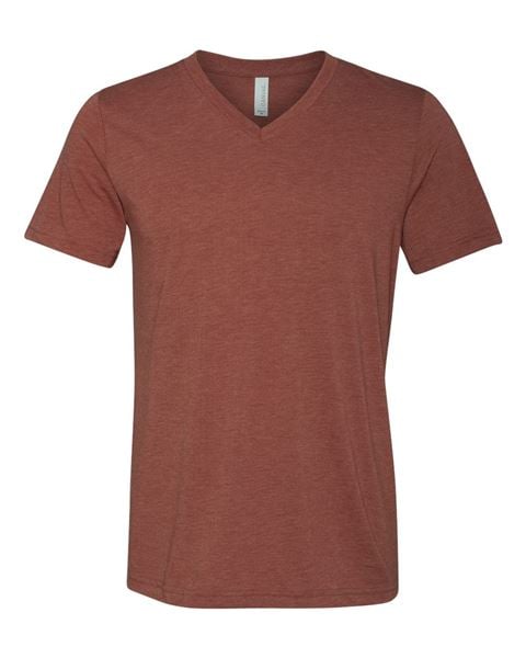 Bella + Canvas 3415 Unisex Triblend Short Sleeve V-Neck Tee