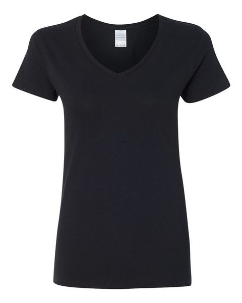 Gildan 5V00L Heavy Cotton Women's V-Neck T-Shirt