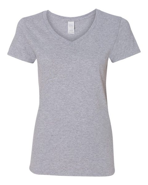 Gildan 5V00L Heavy Cotton Women's V-Neck T-Shirt