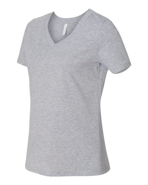 BELLA + CANVAS 6405CVC Women's Relaxed Heather CVC V-Neck Tee