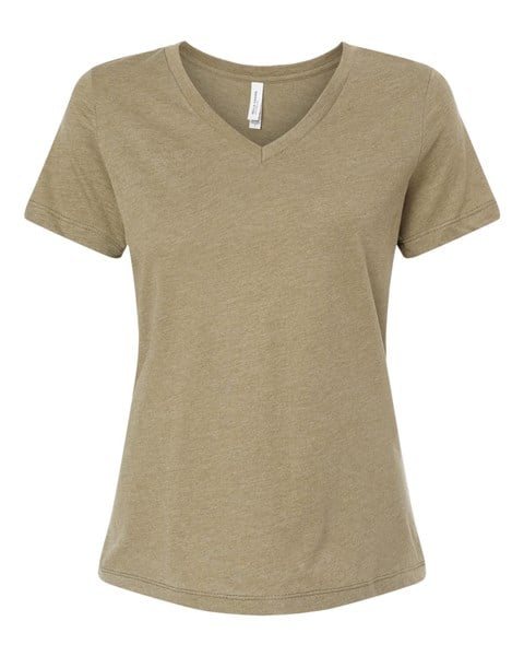 BELLA + CANVAS 6405CVC Women's Relaxed Heather CVC V-Neck Tee