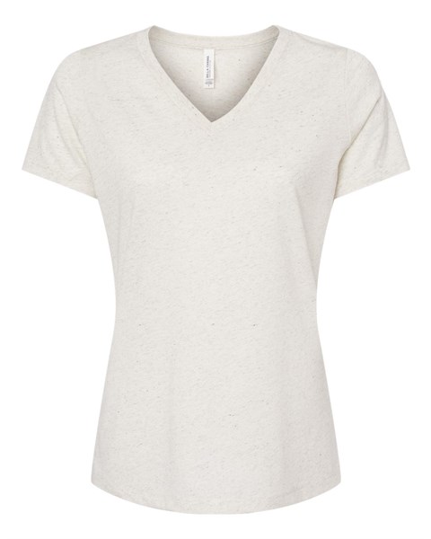 BELLA + CANVAS 6415 Women's Relaxed Triblend Short Sleeve V-Neck Tee