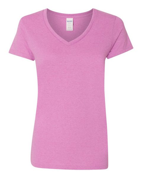 Gildan 5V00L Heavy Cotton Women\\\\\\\'s V-Neck T-Shirt