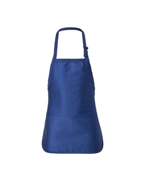 Q-Tees Q4250 Full Length Apron with Pouch