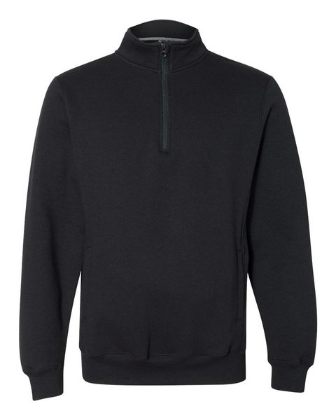 Russell Athletic 1Z4HBM Dri Power Quater-Zip Cadet Collar Sweatshirt