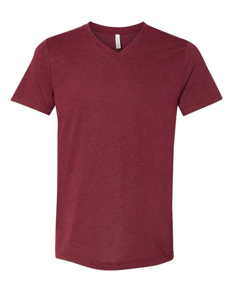 Bella + Canvas 3415 Unisex Triblend Short Sleeve V-Neck Tee
