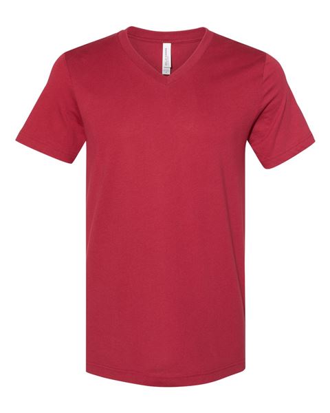 Bella + Canvas 3005 Unisex Short Sleeve V-Neck Jersey Tee