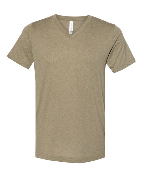 Bella + Canvas 3415 Unisex Triblend Short Sleeve V-Neck Tee