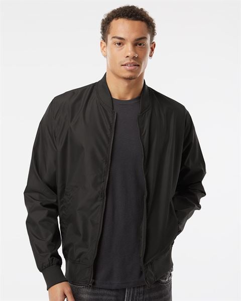 LIGHTWEIGHT BOMBER JACKET - Black