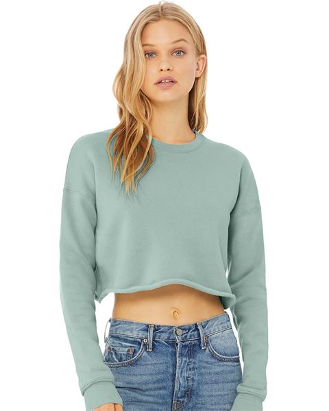 BELLA + CANVAS 7503 Women's Cropped Crew Fleece