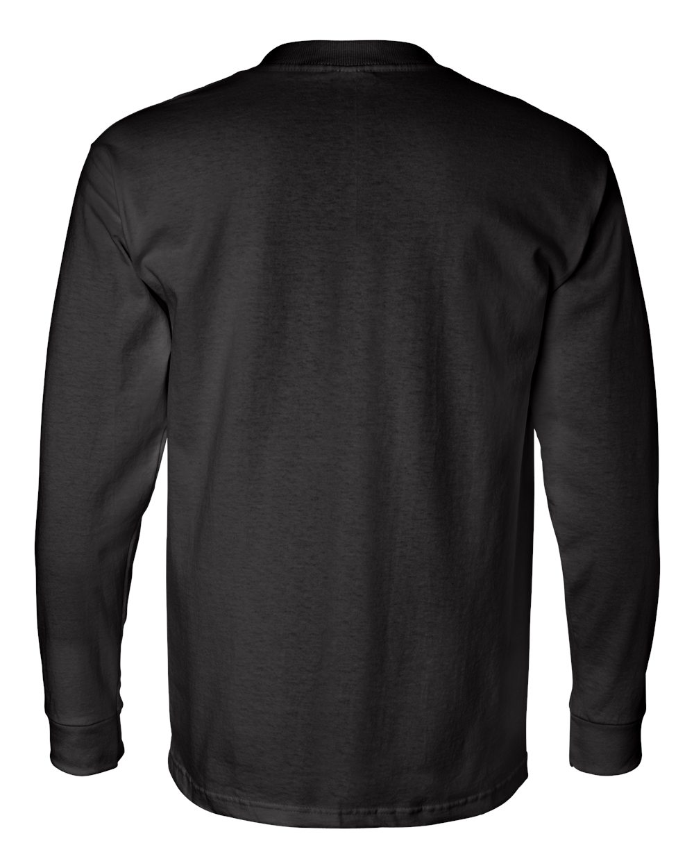 Bayside 8100 USAMade Long Sleeve TShirt with a Pocket