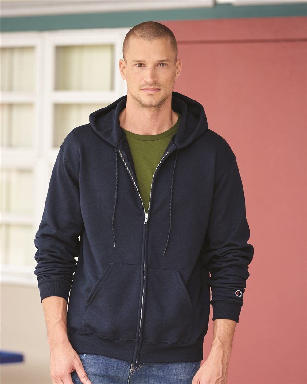 Fritagelse scene Til Ni Champion S800 Double Dry Eco Full-Zip Hooded Sweatshirt