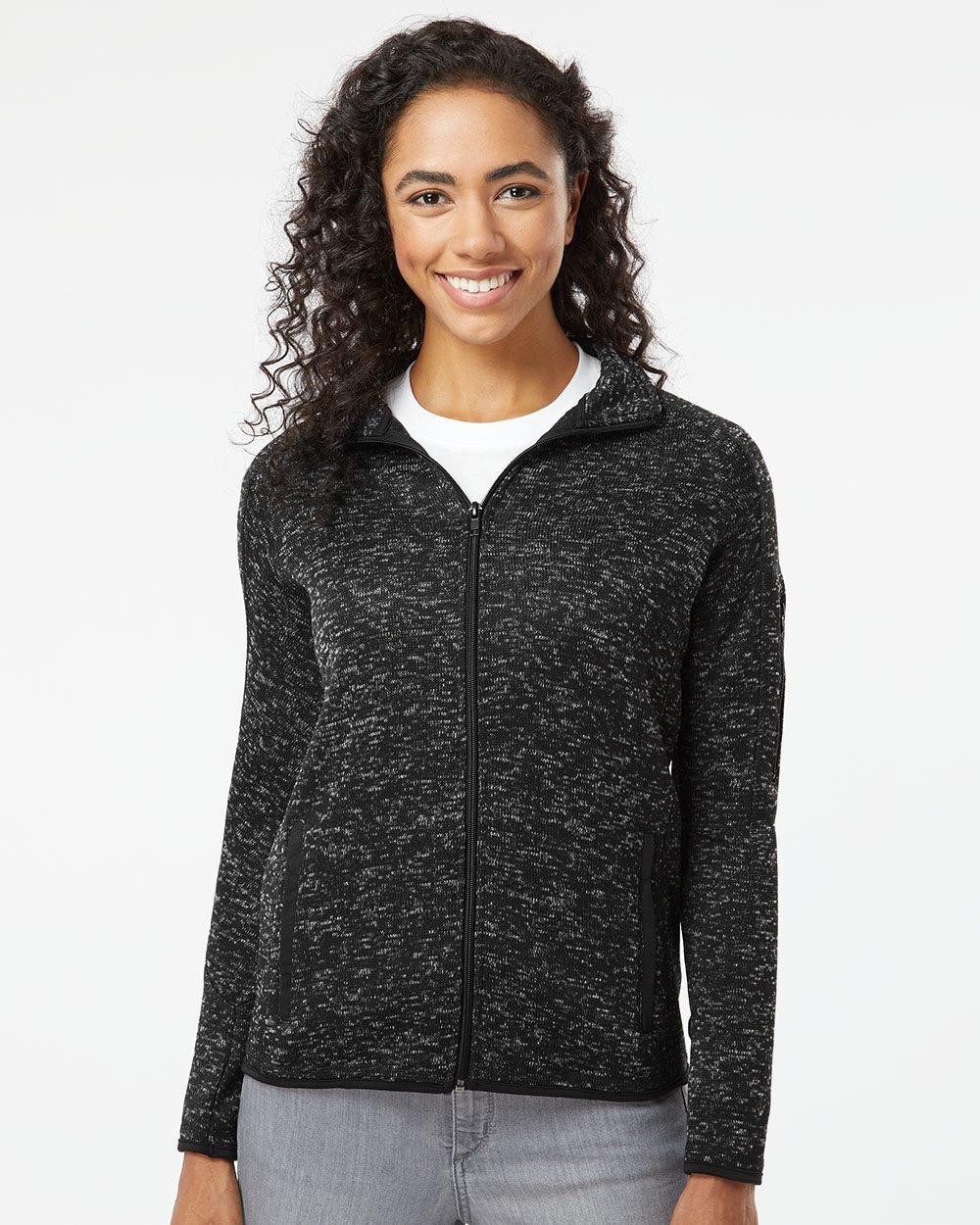 Burnside 5901 Women's Sweater Knit Jacket