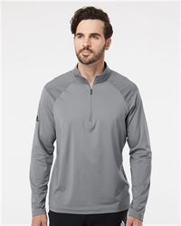 preview image of Adidas A520 Shoulder Stripe Quarter-Zip Pullover