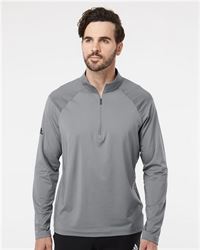 Adidas A520 Shoulder Stripe Quarter-Zip Pullover