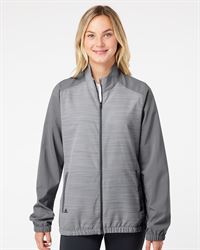 preview image of Adidas A547 Women's Heather Block Full-Zip Wind Jacket