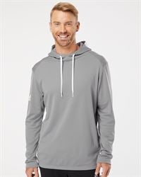 Adidas A530 Textured Mixed Media Hooded Sweatshirt