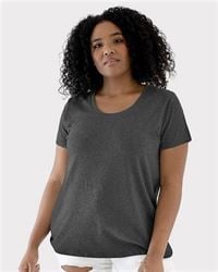 preview image of LAT 3816 Curvy Collection Women's Fine Jersey Tee