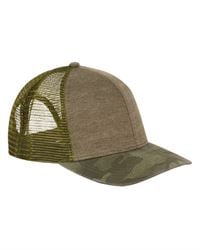 preview image of DRI DUCK 3358 Pique Trucker Cap