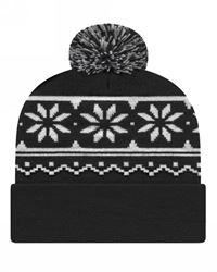 preview image of CAP AMERICA RKF12 USA-Made Snowflake Beanie