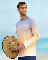 preview image of Paragon 225 Barbados Performance Pin Dot Long Sleeve T-Shirt