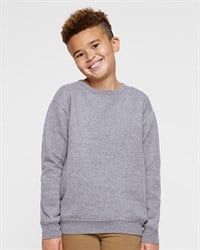 preview image of LAT 2225 Youth Elevated Fleece Crewneck Sweatshirt