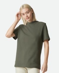 preview image of American Apparel 1PQ Pique Mockneck Tee