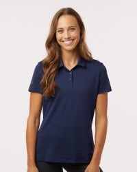 preview image of Adidas A707 Women's Textured Stripe Polo