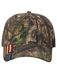 preview image of Kati LC350 Camo Woven USA Flag Cap