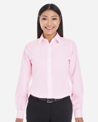 preview image of Devon & Jones DG534W Women's Crown Collection® Striped Woven Dress Shirt