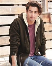 preview image of Independent Trading Co. EXP40SHZ Sherpa Lined Full-Zip Hooded Sweatshirt