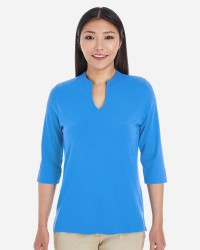 preview image of Devon & Jones DP188W Women's Perfect Fit Tailored Open Neckline Top
