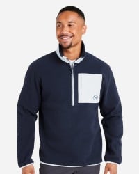 preview image of Puma Golf 628407 Fleece Quarter Zip Pullover