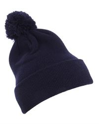 preview image of Yupoong 1501P Cuffed Knit Beanie with Pom Pom Hat