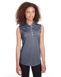 preview image of Puma Golf 597222 Women's Rotation Stripe Sleeveless Polo