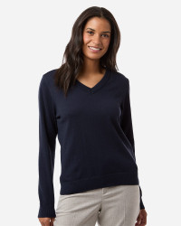 preview image of Devon & Jones DG445W Women's New Classics V-Neck Sweater