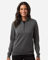 preview image of Devon & Jones DG446W Women's New Classics Quarter-Zip Sweater