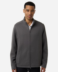 preview image of Devon & Jones DG740 Men's Berkley Textured Full-Zip Jacket
