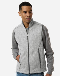 preview image of North End NE731 Men's Jasper Jacquard Fleece Vest