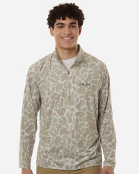 preview image of HUK H1200720 Men's Airweight KC Printed Quarter-Zip Pullover