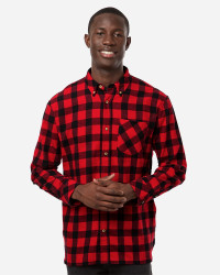 preview image of Boxercraft BU7401 Men's Flannel Button Down Shirt